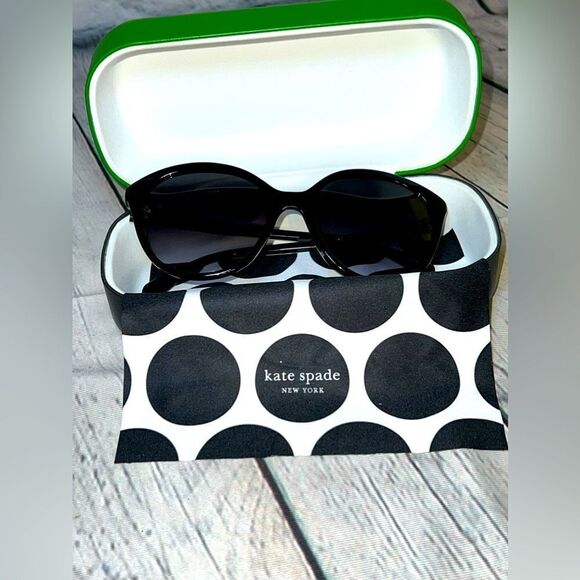 Kate Spade  BRIA/G/S‎ Sunglasses Black / Grey Shaded - Picture 1 of 6